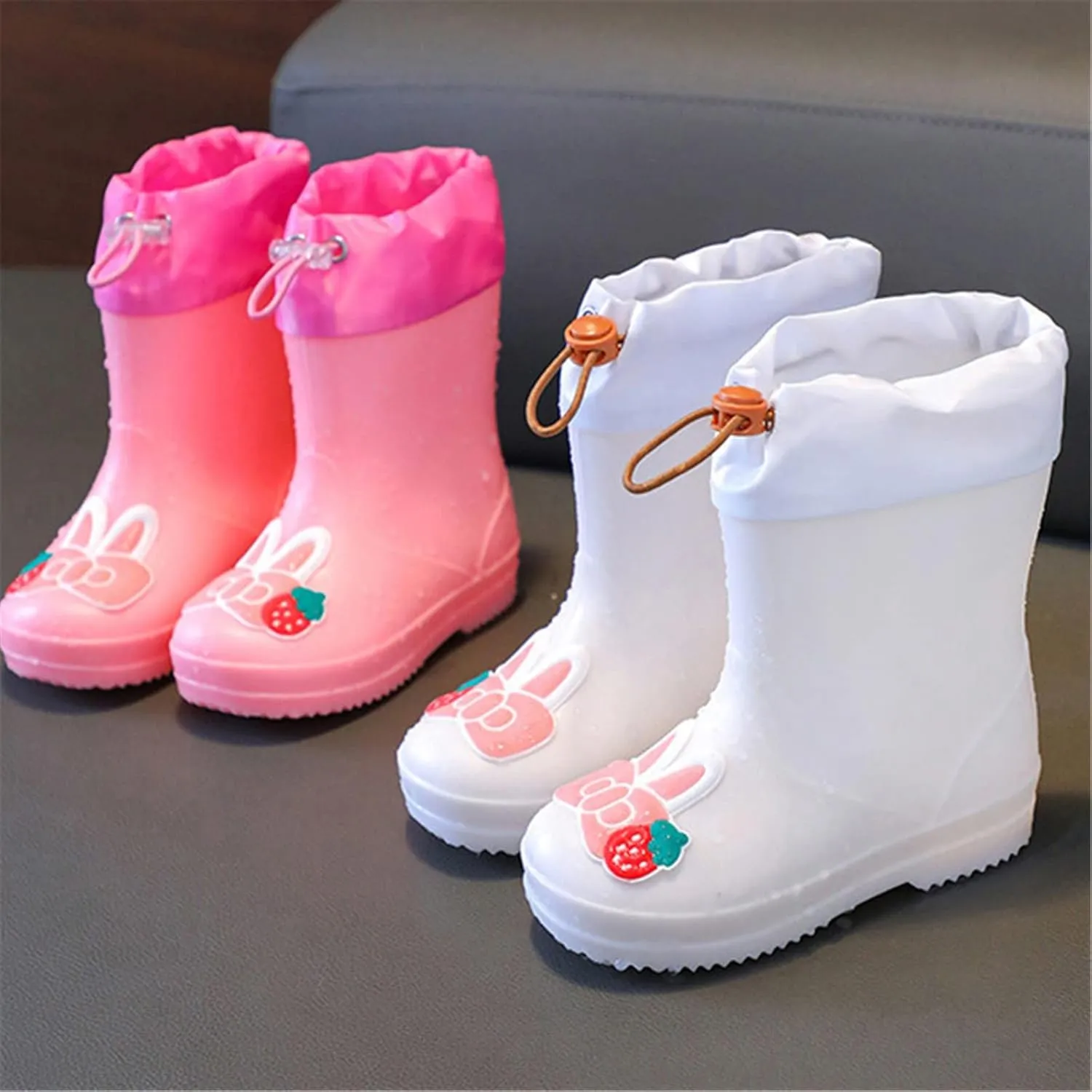 Kids Rain Boots For Boys Girls Cartoo Colorful Rain Boots For Toddler Perfect In Rainy Day Outdoor Kids Rubber Boots