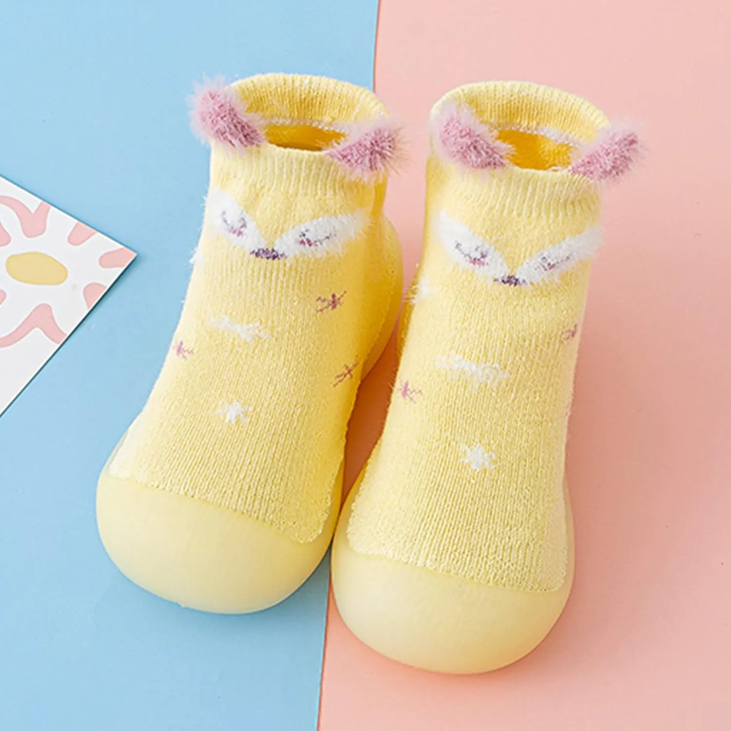 Kids Shoes Girls,Baby Shoes Sock Shoes Non-Slip First Walker Floor Shoes Soft Indoor Kids Shoes 0-3 Years
