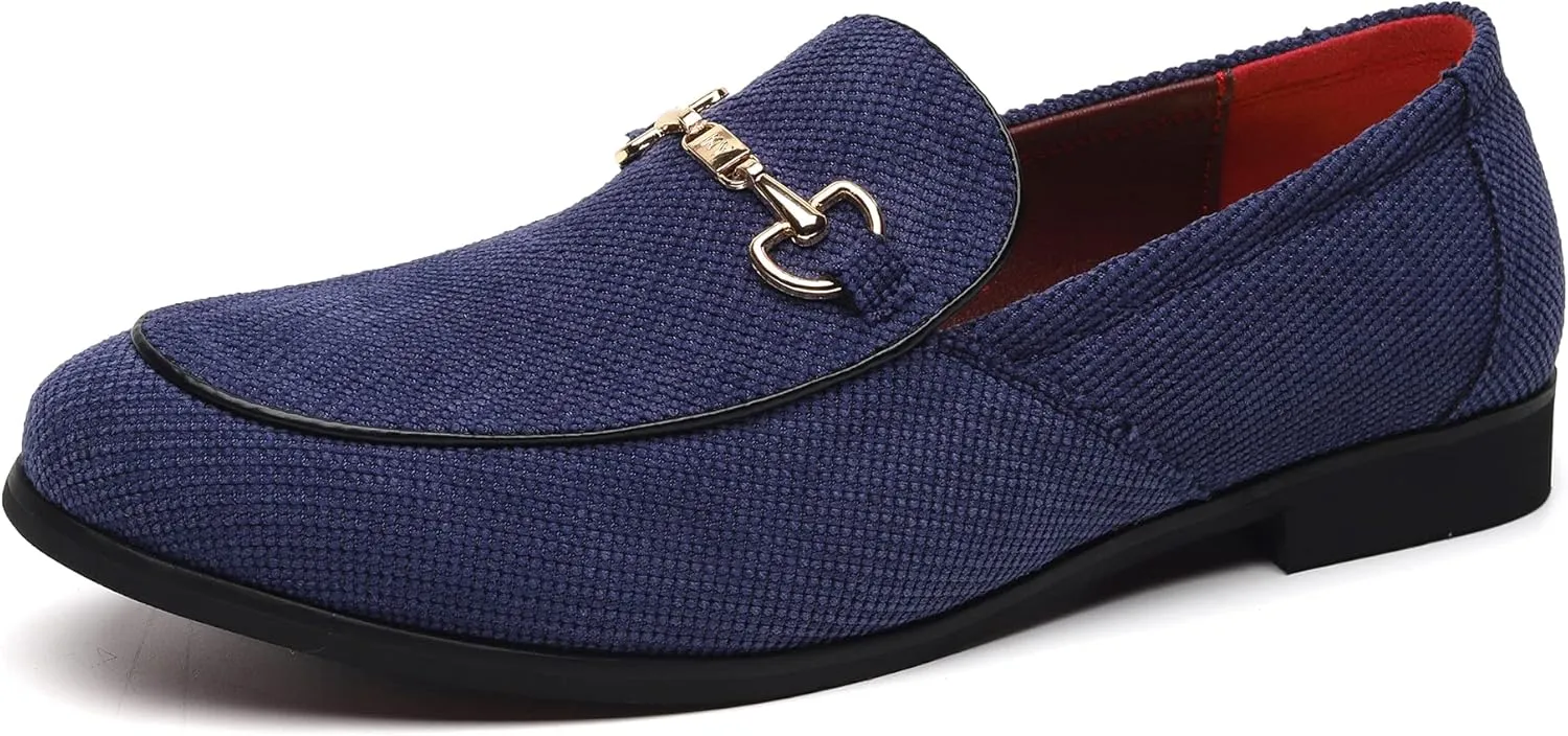 LCQL Men's Luxury Velvet Penny Loafer Shoes Noble Slip-on Casual Suede Loafers Smoking Slippers Plus Size 7-13