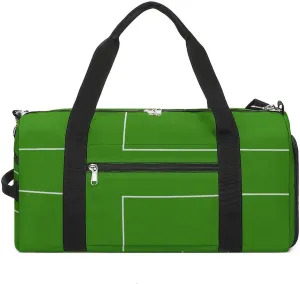Lightweight Ladonia Flag Duffel Bag for Boys Girls with Shoe Compartment Weekender