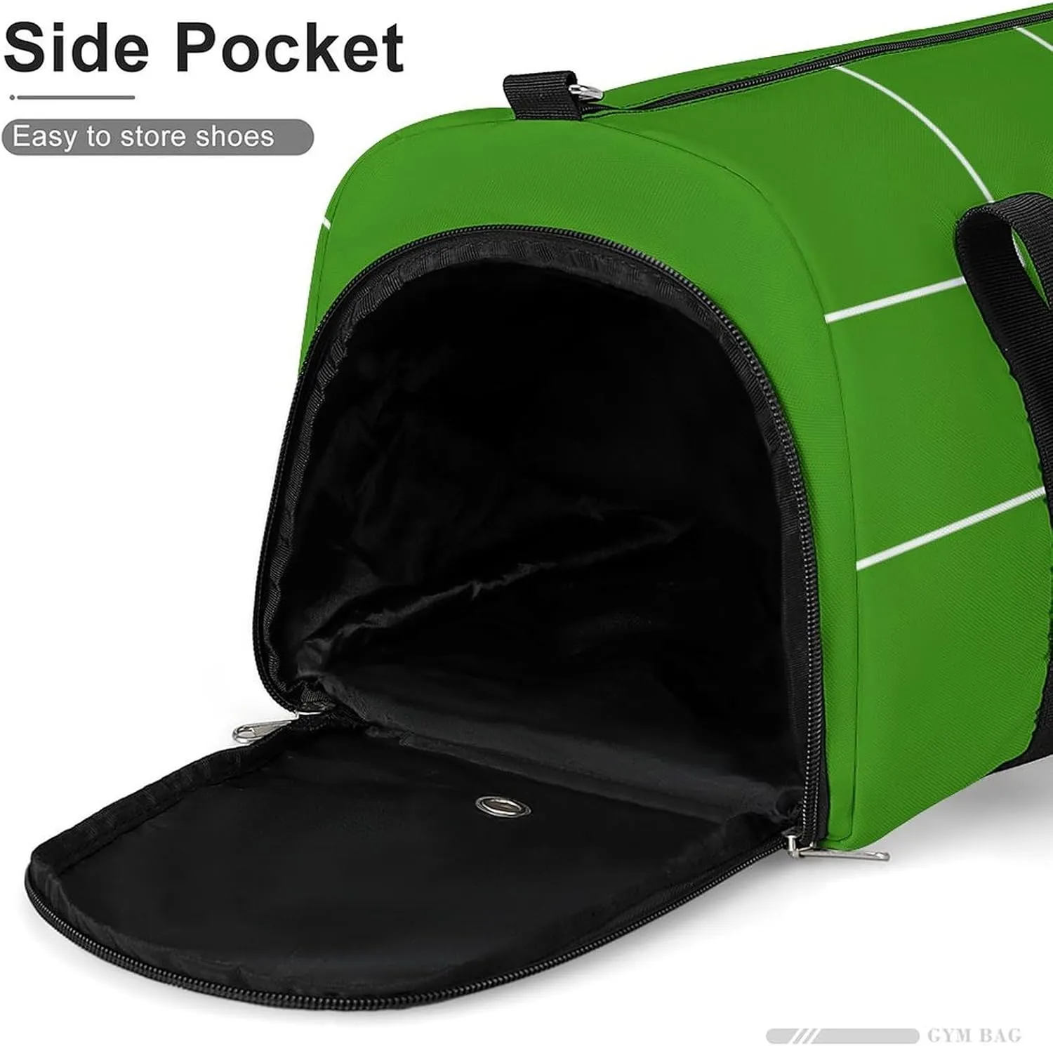 Lightweight Ladonia Flag Duffel Bag for Boys Girls with Shoe Compartment Weekender