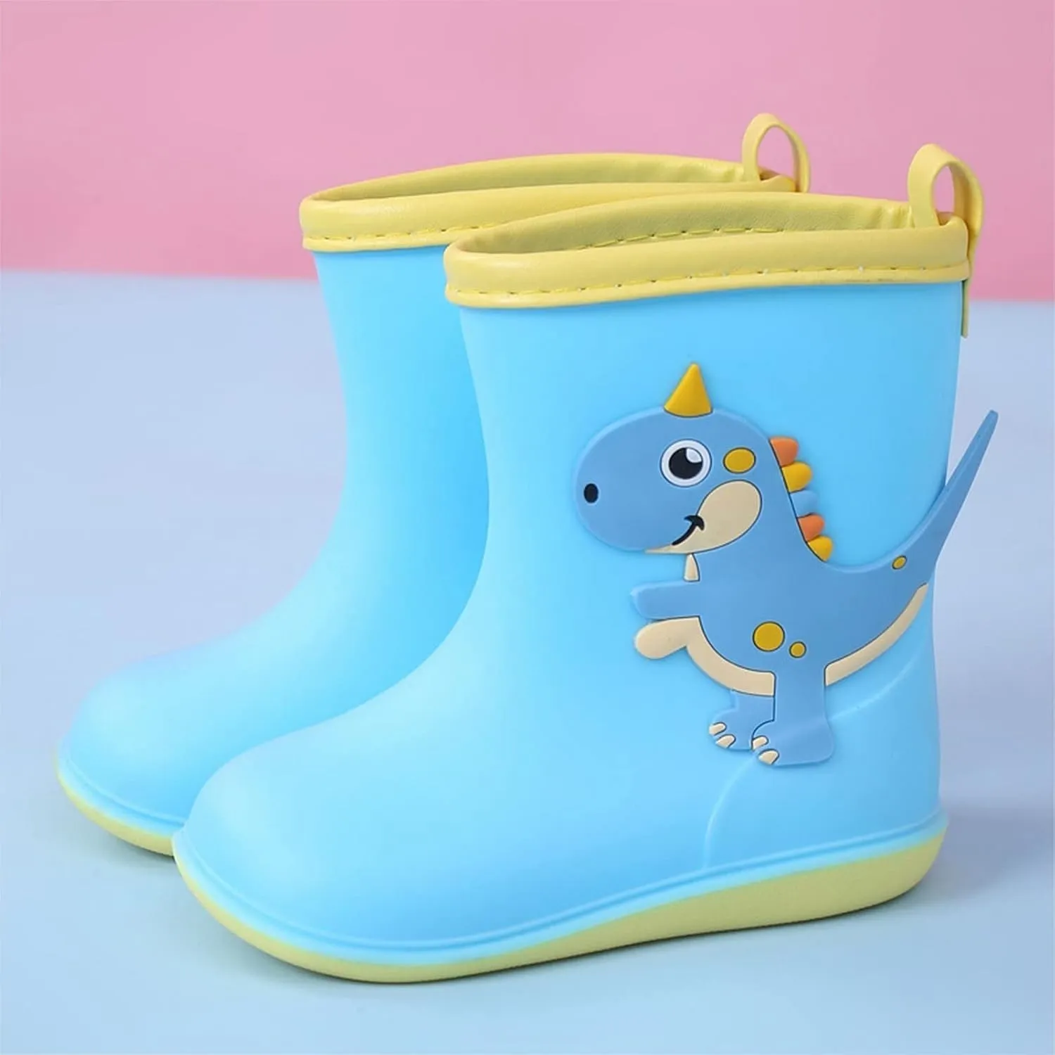 Little Toddler Rain Boots For Boys & Girls Waterproo?? Lightweight Flexible Rubber Toddler Rain Boots With Traction