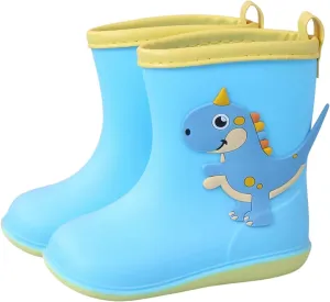 Little Toddler Rain Boots For Boys & Girls Waterproo?? Lightweight Flexible Rubber Toddler Rain Boots With Traction