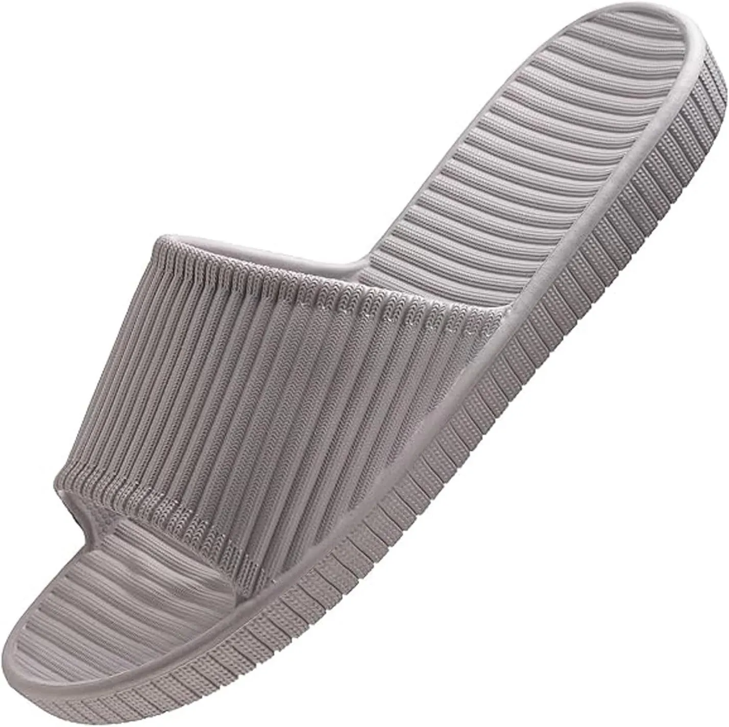 Men and Women Same Couples Quick Drying Thick Soled Soft Soled Solid Color Home Summer Women Booties Slippers