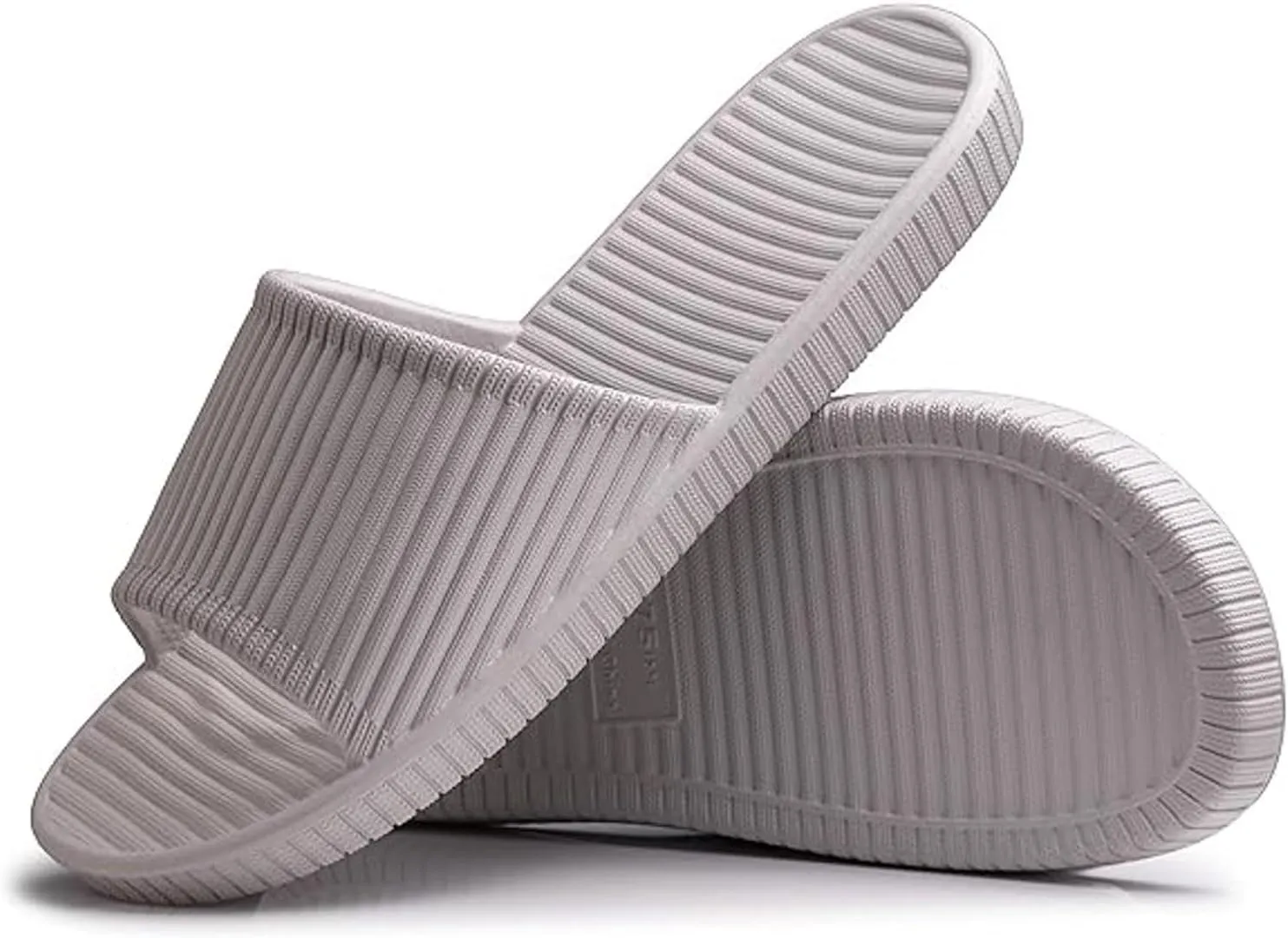 Men and Women Same Couples Quick Drying Thick Soled Soft Soled Solid Color Home Summer Women Booties Slippers