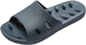 Men Slides Bathroom Slippers Men Non Slip Quick Drying Shower Slides Non Slip House Slippers Indoor Outdoor Mens Outdoor Indoor Slipper for Gym Soft Sole Sandals