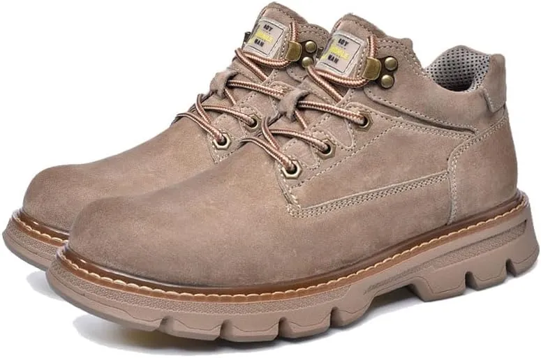 Men's Ankle Boots Hiking Shoes Outdoor Breathable Walking Sneakers Lightweight Non-Slip Trekking Training Walking Camping