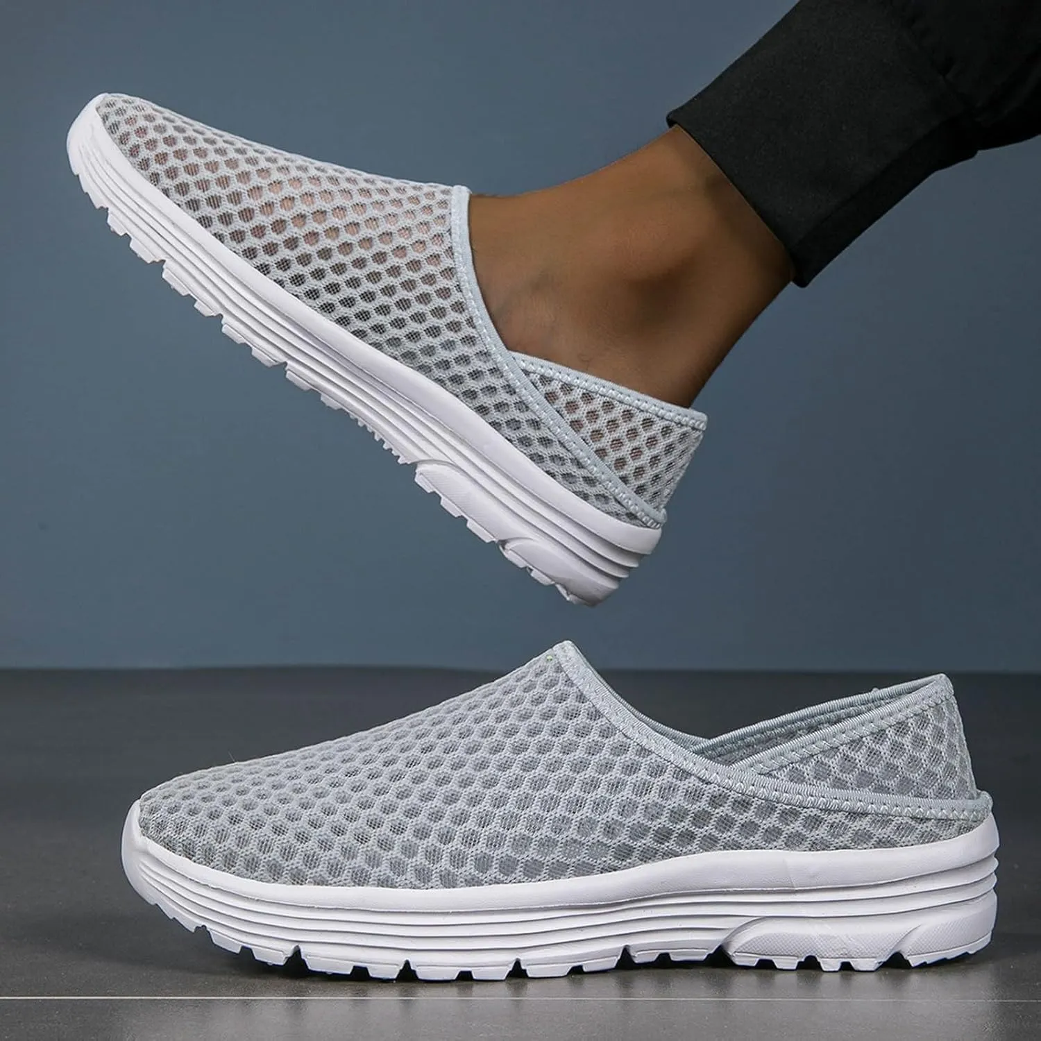 Mens Athletic Shoes Mens Walking Shoes Slip on Shoe for Men Tennis Shoe for Men Mesh Lightweight Sneaker