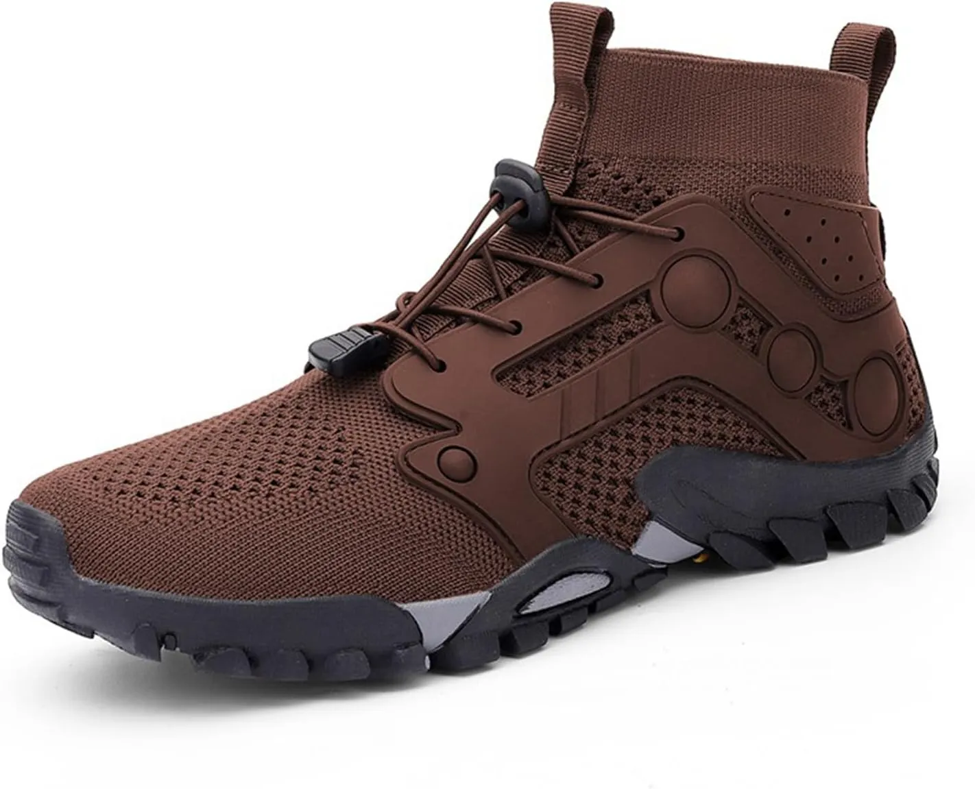 Men's Breathable Outdoor High Rise Hiking Shoes Non-Slip Adventure Ankle Trekking Boots