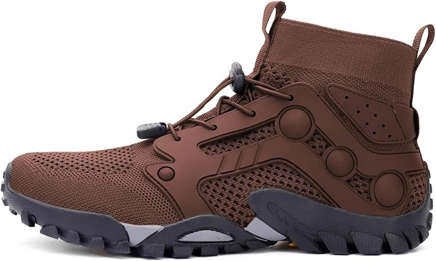 Men's Breathable Outdoor High Rise Hiking Shoes Non-Slip Adventure Ankle Trekking Boots
