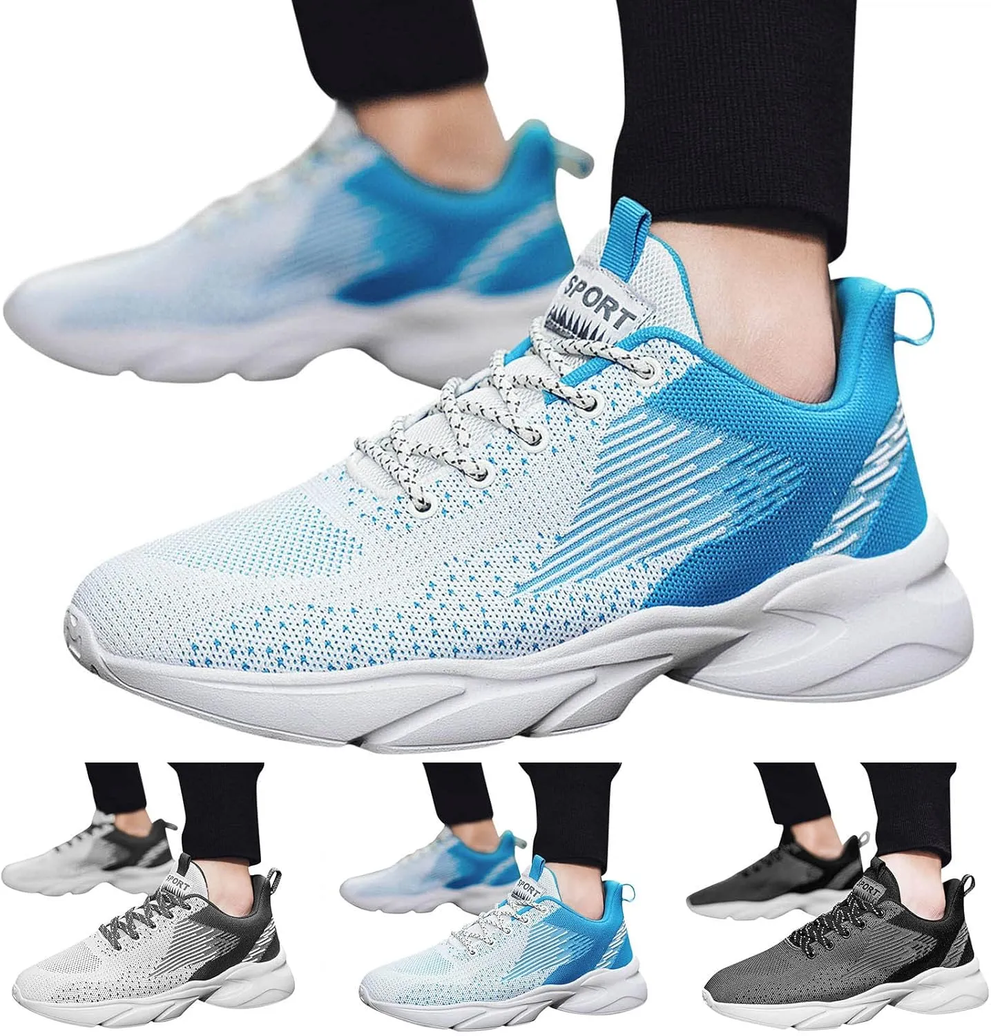 Men's Fashion Sneakers Men's Sneakers Slip on Shoe for Men Tennis Shoe for Men Lightweight Athletic Gym Sneaker