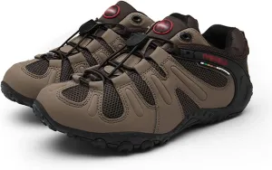 Men's Hiking Shoes, Lightweight, Comfortable, Breathable, Low-Top, Non-Slip, Rock Climbing, Mountaineering (Color : Brown, Size : 7)