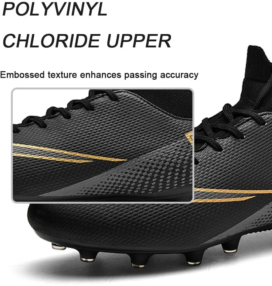 Men's Lightweight Soccer Cleats for Football Training: Non-Slip Professional Futsal Shoes - Futsal Shoes for Youth