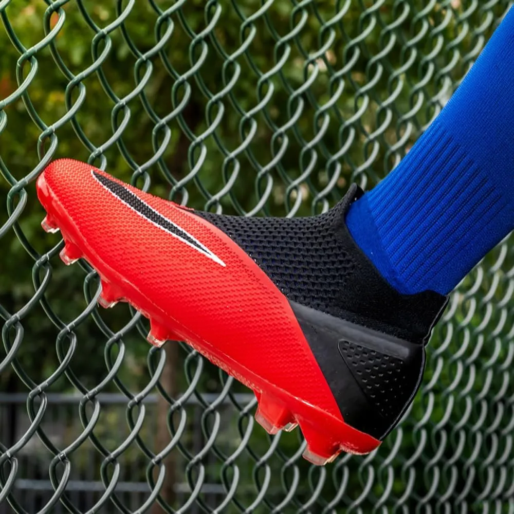 Men's Lightweight Soccer Cleats for Football Training: Non-Slip Professional Futsal Shoes - Futsal Shoes for Youth