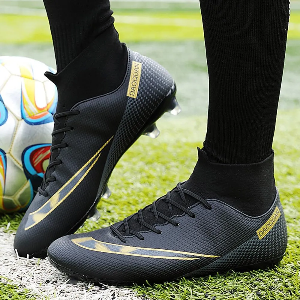 Men's Lightweight Soccer Cleats for Football Training: Non-Slip Professional Futsal Shoes - Futsal Shoes for Youth