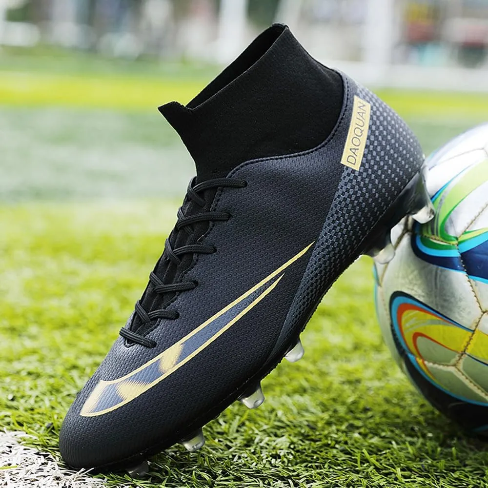Men's Lightweight Soccer Cleats for Football Training: Non-Slip Professional Futsal Shoes - Futsal Shoes for Youth
