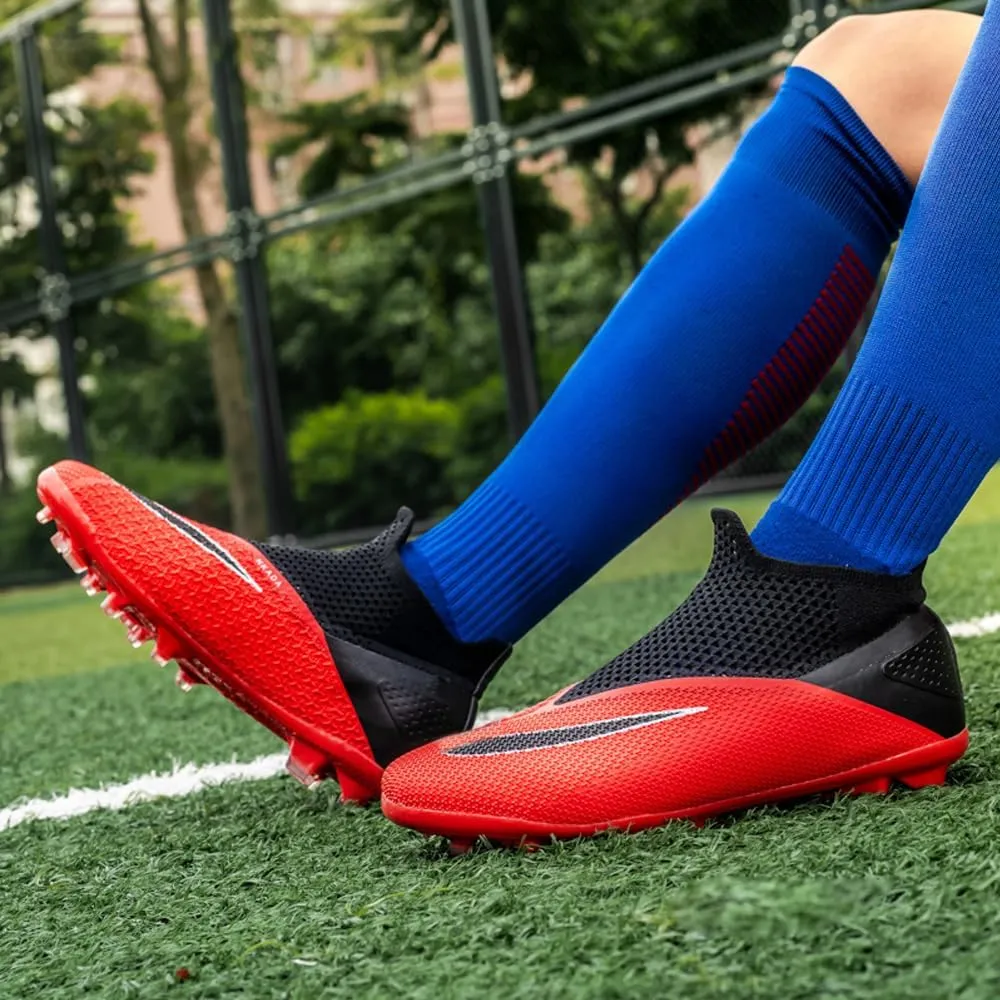 Men's Lightweight Soccer Cleats for Football Training: Non-Slip Professional Futsal Shoes - Futsal Shoes for Youth