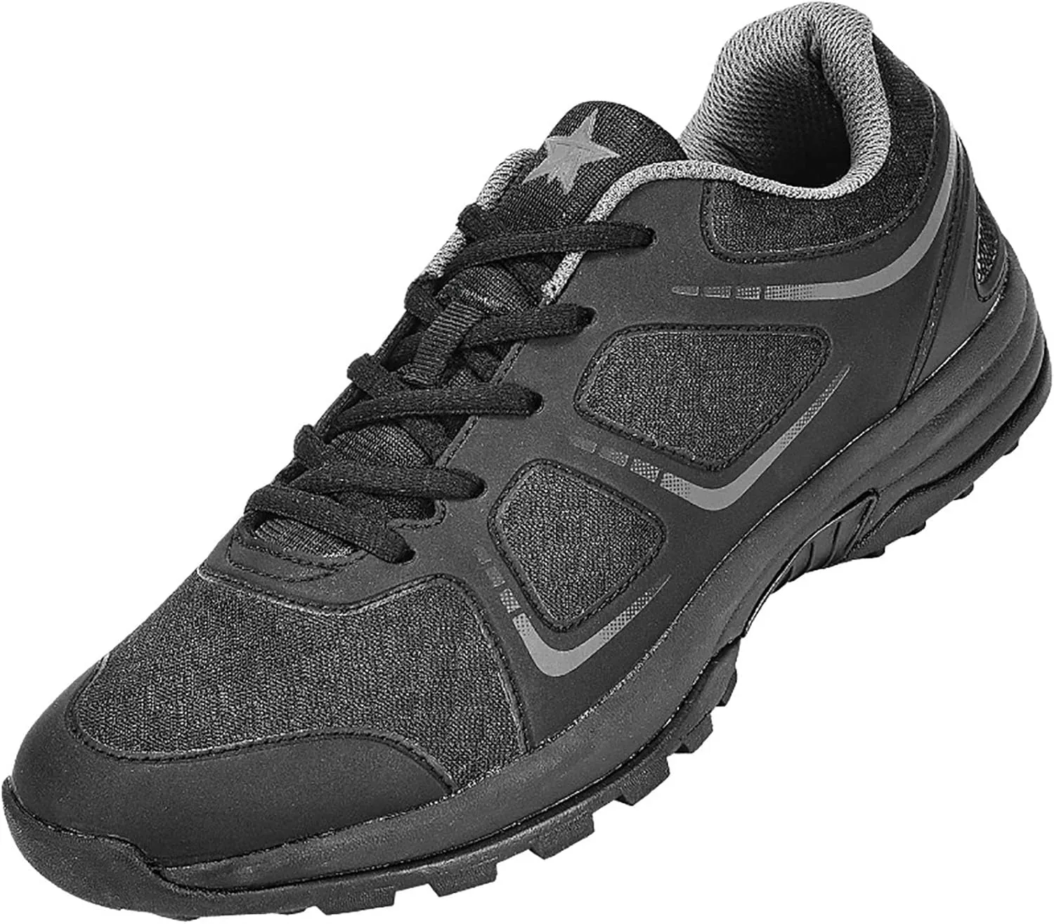 Men's Low Top Combat Training Shoes, Spring Autumn Lightweight Durable Breathable Outdoor Boots, Lace-up Waterproof Non-slip Sports Rubber Hiking Boots