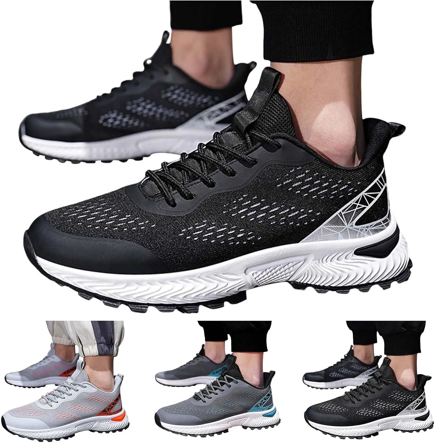 Men's Shoes Mens Slip on Shoes Sneaker for Men Tennis Shoe for Men Lightweight Mesh Sneaker