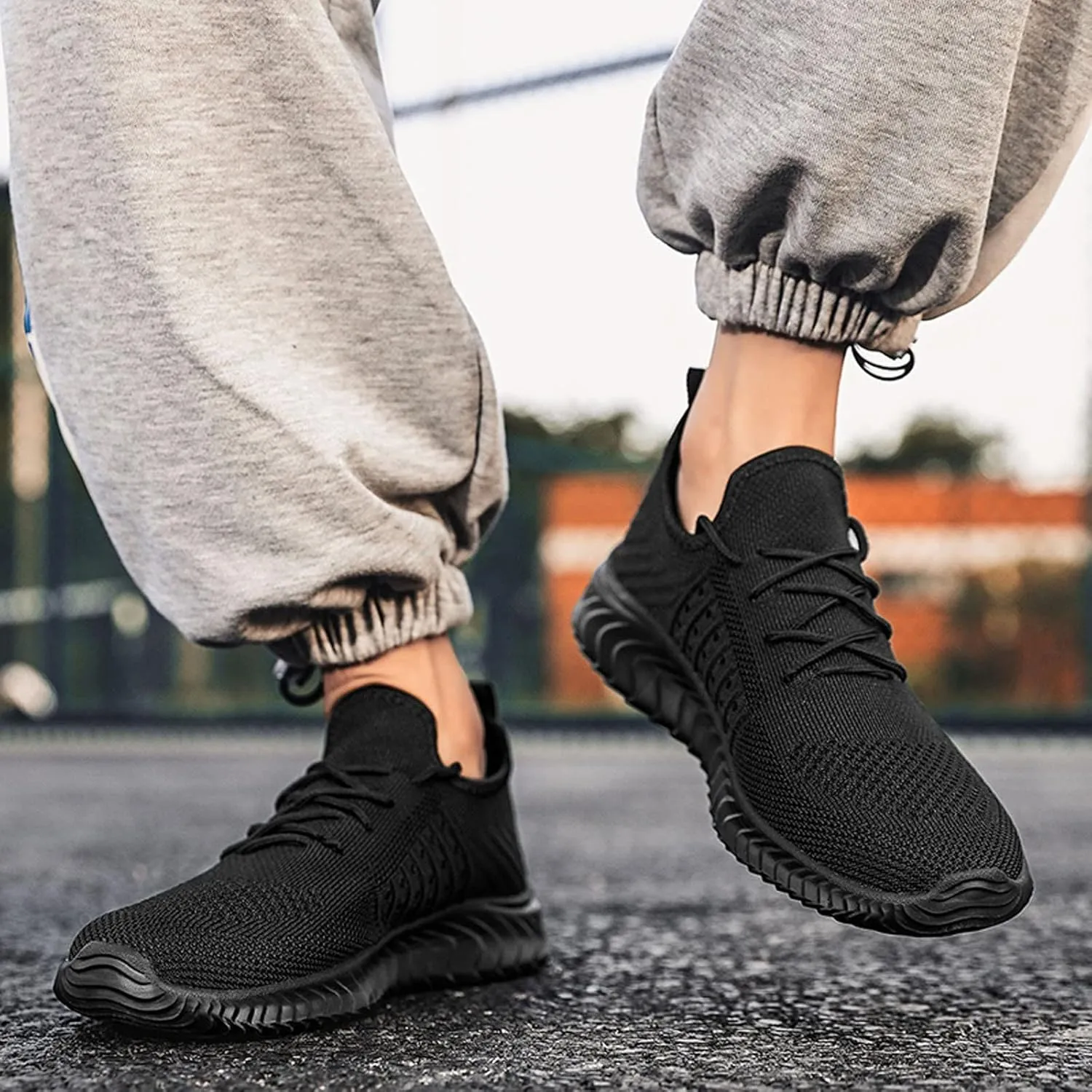 Men's Shoes New Mens Sneakers Non Slip Running Shoes Lightweight Workout White Sneakers Athletic Gym Tennis for Men Weight Lifting for Men