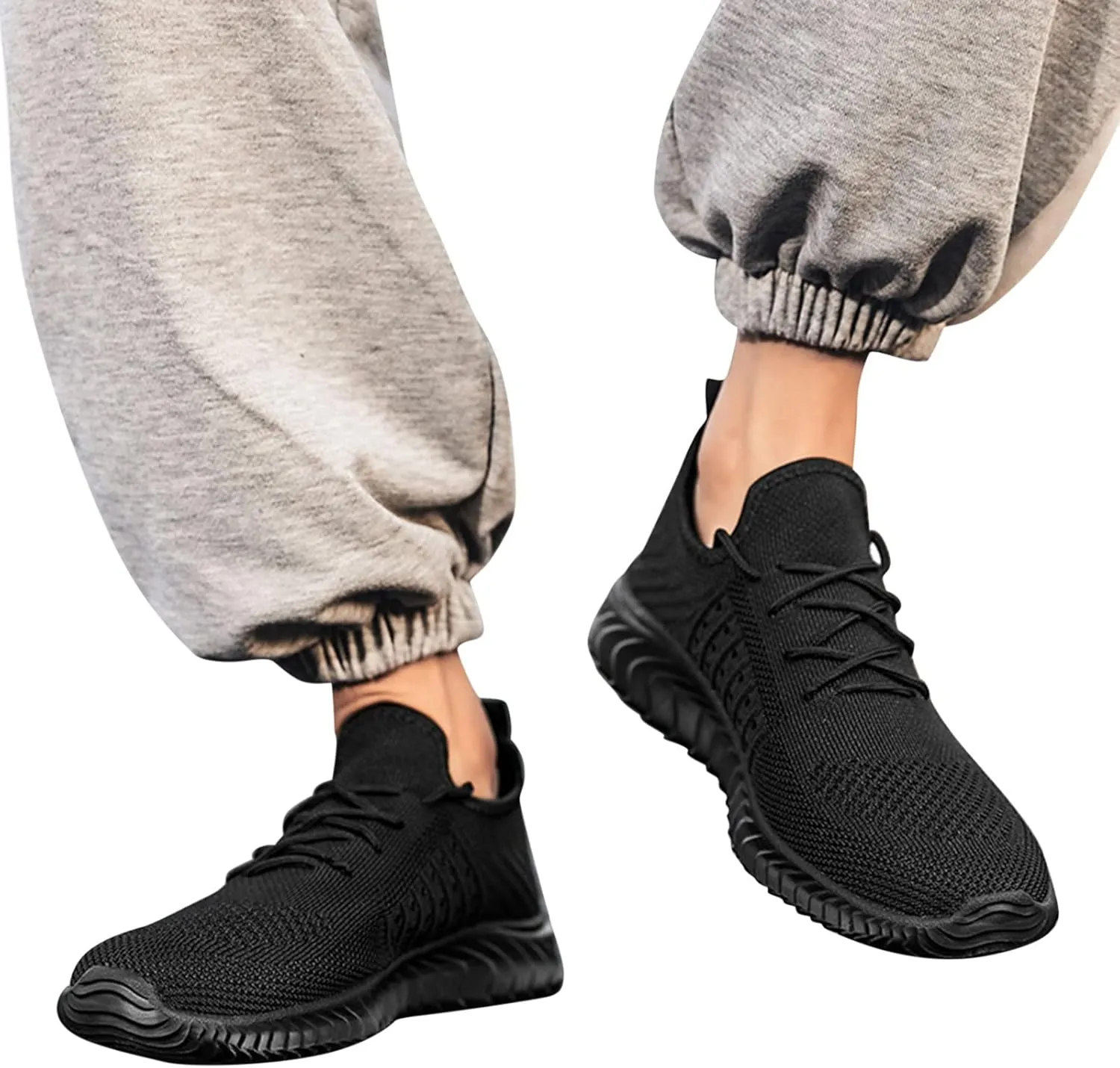 Men's Shoes New Mens Sneakers Non Slip Running Shoes Lightweight Workout White Sneakers Athletic Gym Tennis for Men Weight Lifting for Men