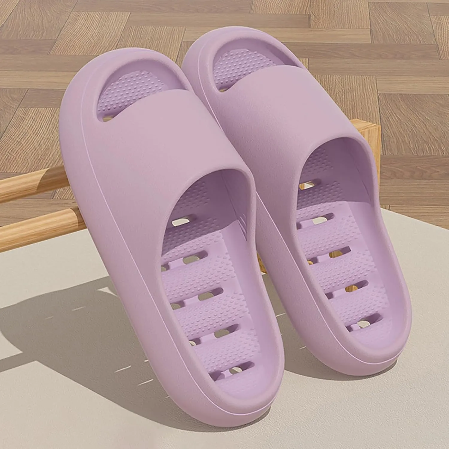 Mens Shower Shoes Shower Shoes Women Bathroom Slippers Men Womens Slides Drainage Hole Pool House Slides Slippers