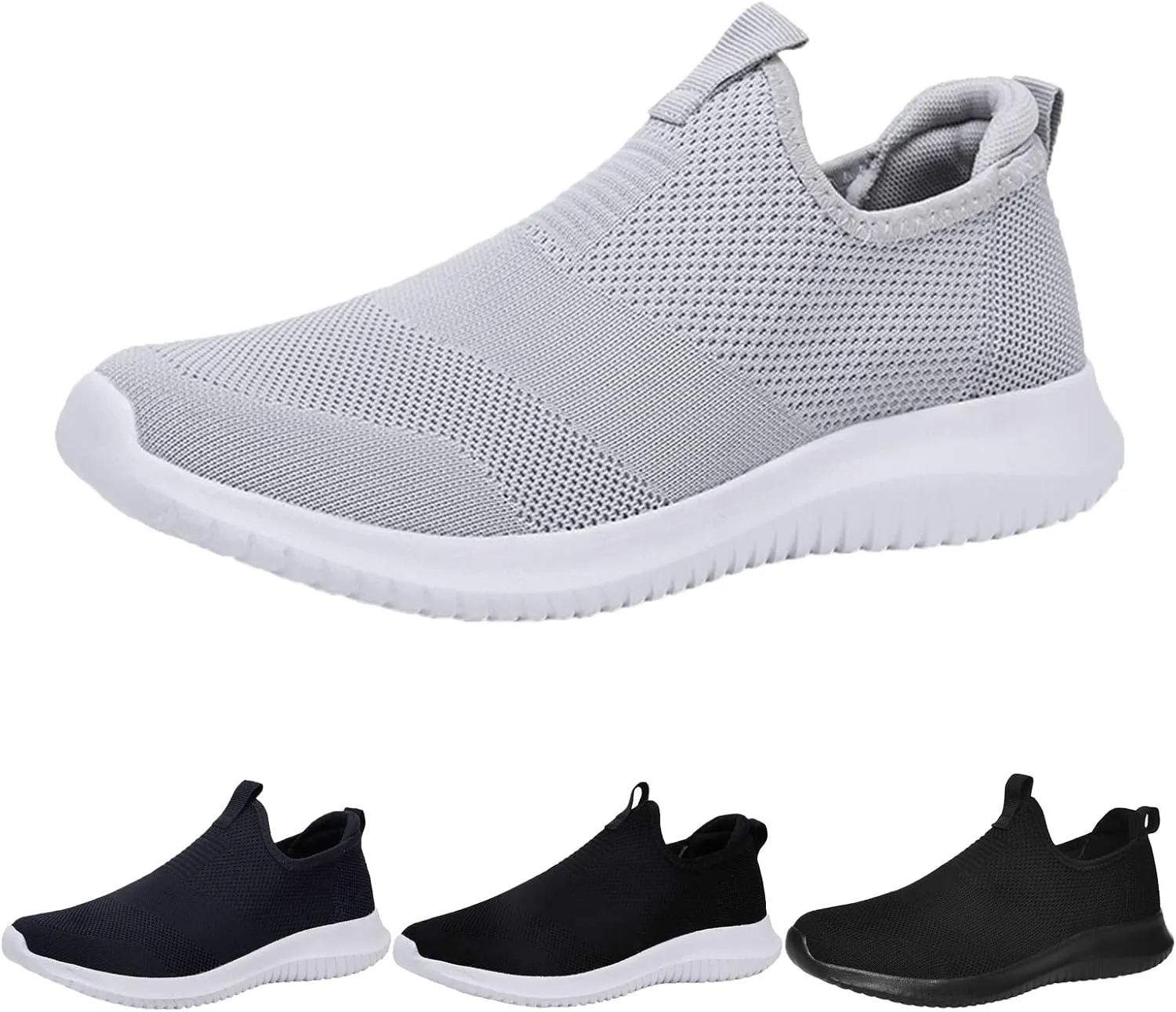 Mens Slip on Shoes Mens Tennis Shoes Shoe for Men Walking Shoe for Men Running Trail Breathable Sneaker