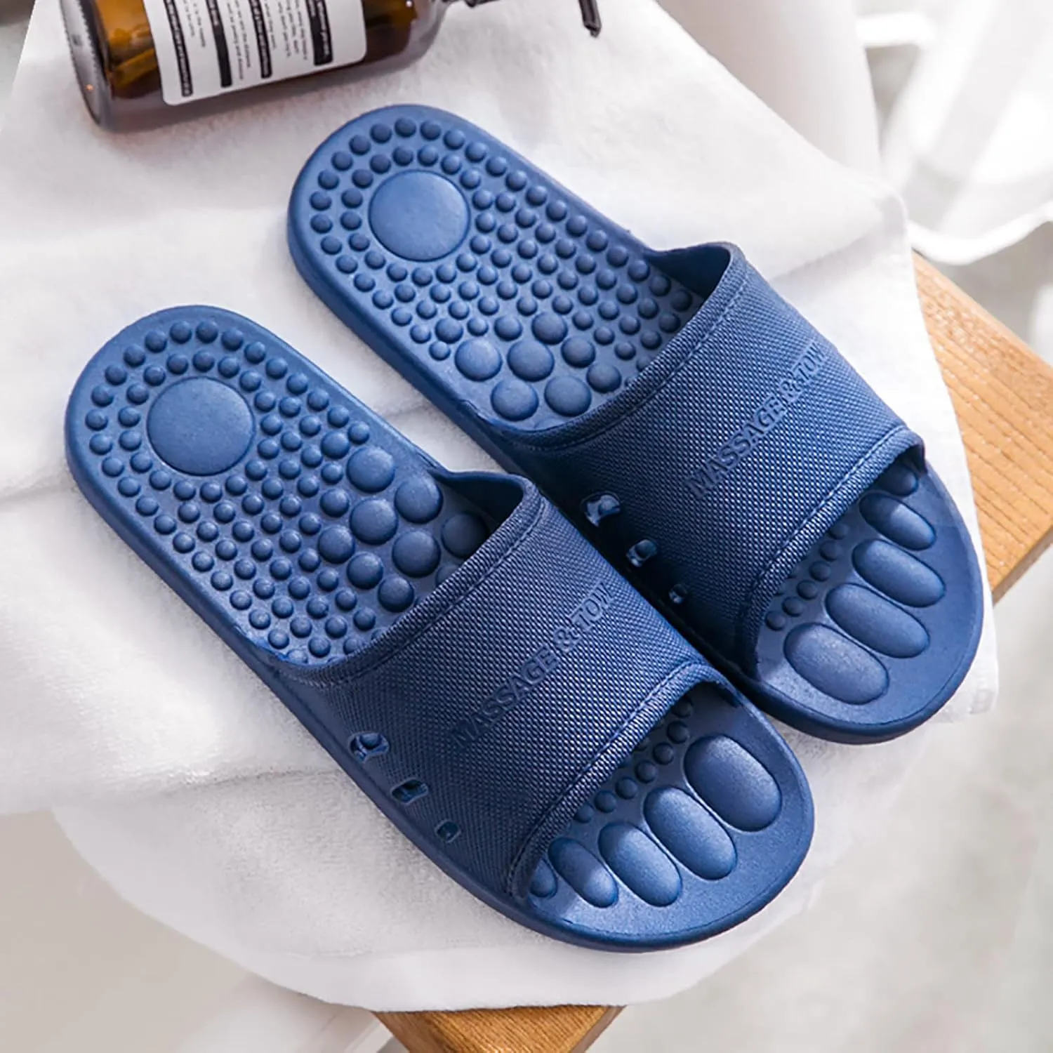 Mens Slippers Slides for Women Mens Shower Shoes Shower Shoes Women Beach Bathroom House Slides Slippers