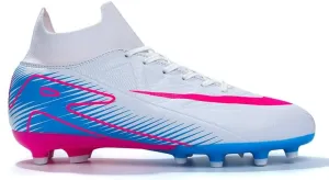 Men's Soccer Shoes - Football Cleats, High-Top, Lace-Up, Non-Slip Spikes for Indoor & Outdoor Sports, Ideal for Athletic Pursuits Like Baseball & Lacrosse, Sneaker Style