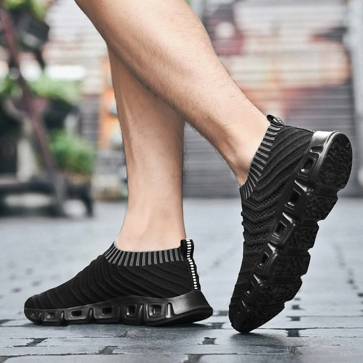 Mens Walking Shoes Mens Tennis Shoes Slip on Shoe for Men Walking Shoe for Men Breathable Comfortable Sneaker