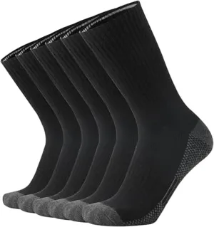 ONKE Cotton Full Cushion Crew Socks for Men Women Athletic Thick Warm Heavy Duty Steel Toe Work Boot Moisture Wicking Control