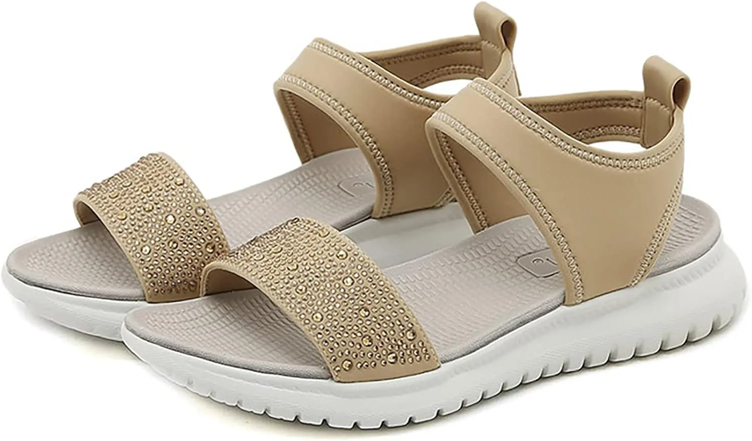 Orthopedic Sandals for Women Arch Support Orthotic Flip Flops with Yoga Mat Cushion Plantar Fasciitis Relief Adjustable Thong Straps Vacation Footwear Summer Beach Shoes