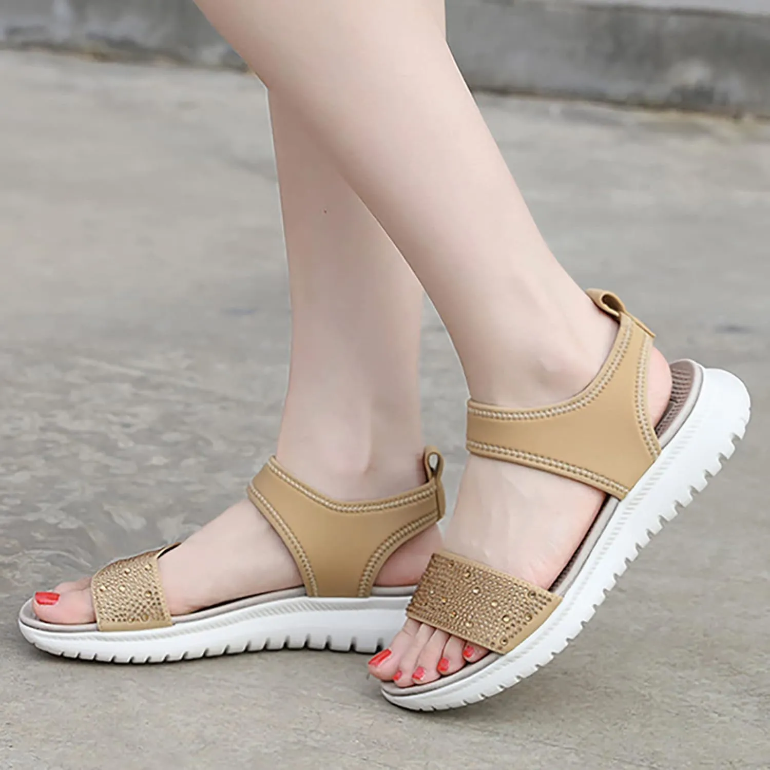 Orthopedic Sandals for Women Arch Support Orthotic Flip Flops with Yoga Mat Cushion Plantar Fasciitis Relief Adjustable Thong Straps Vacation Footwear Summer Beach Shoes