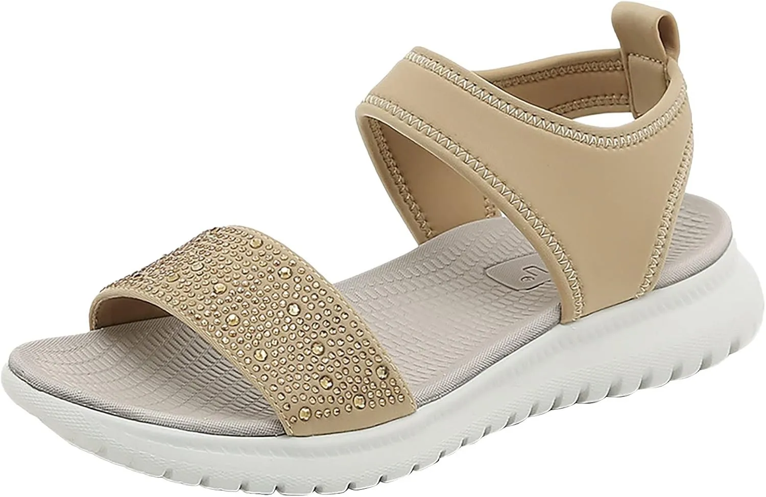 Orthopedic Sandals for Women Arch Support Orthotic Flip Flops with Yoga Mat Cushion Plantar Fasciitis Relief Adjustable Thong Straps Vacation Footwear Summer Beach Shoes