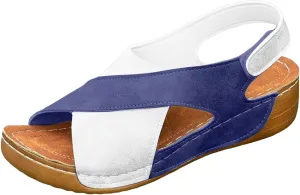 Orthopedic Sandals for Women Arch Support Walking Sandals Breathable Mesh Hollow Sports Sandals Summer Flip Flops