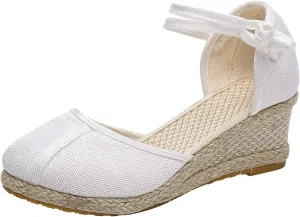 Orthopedic Sandals for Women High Heel Bohemian Closed Toe Classic Casual Anti Slip Summer Shoes 2025