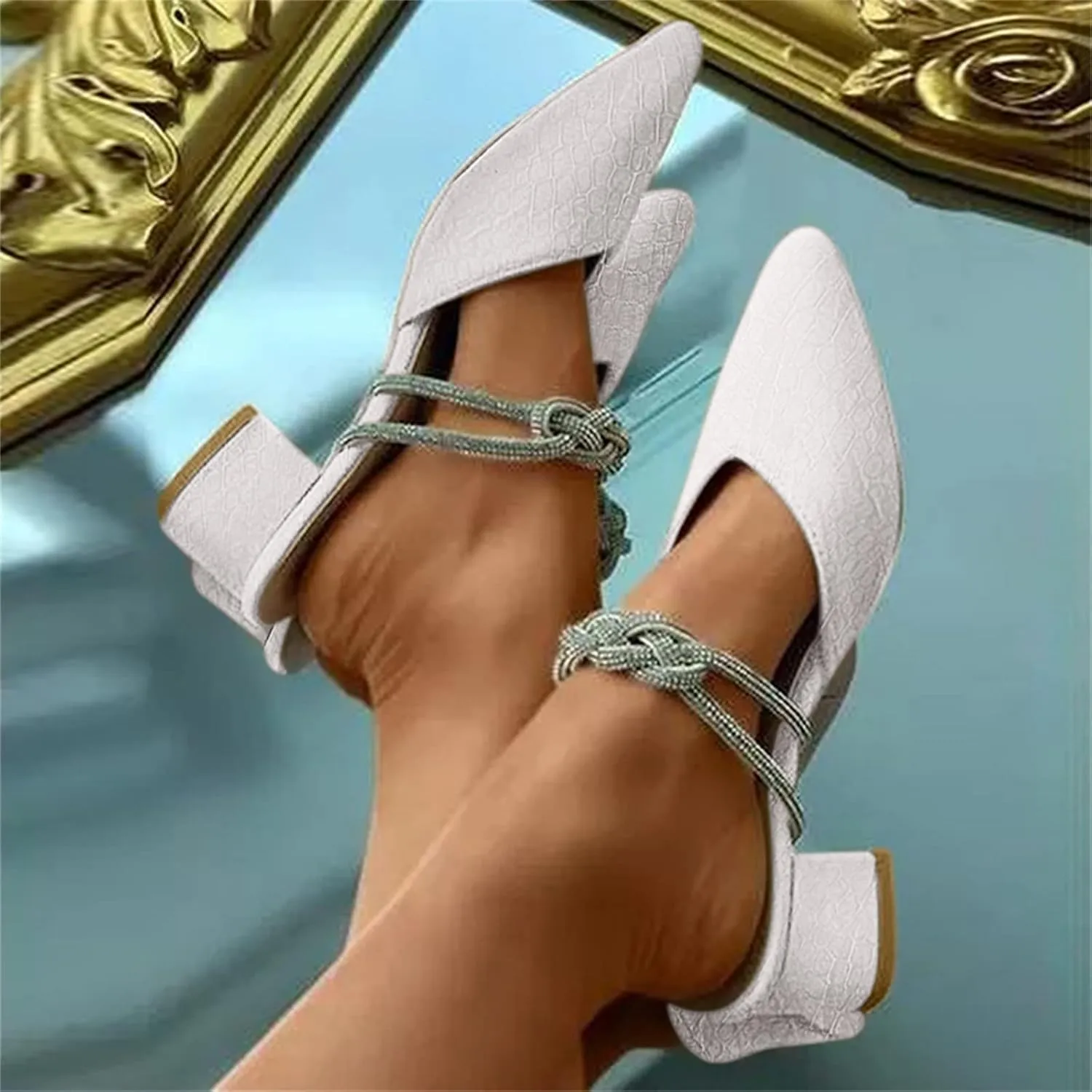 Orthopedic Sandals for Women High Heel Bohemian Fashion Closed Toe Summer Memory Foam Platform Shoes