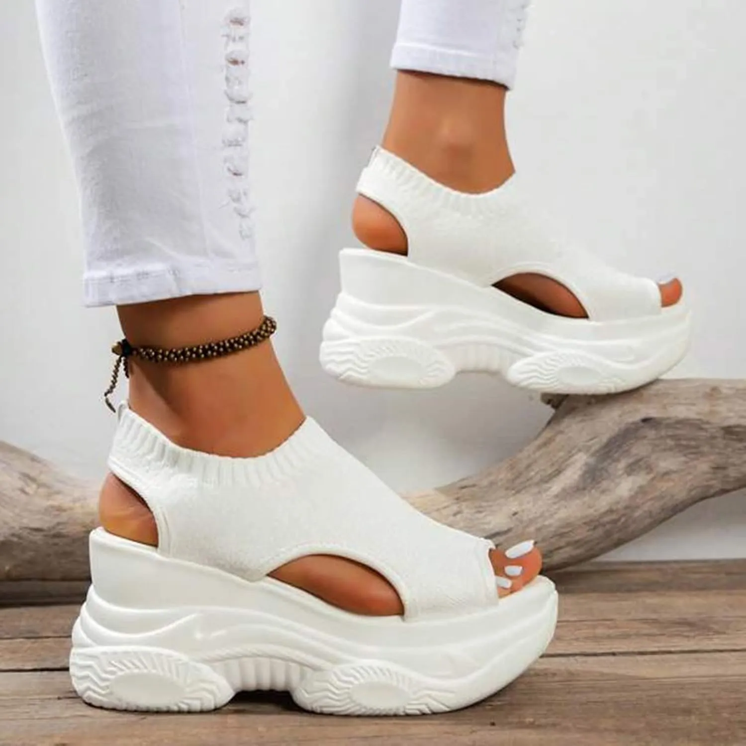 Orthopedic Sandals for Women Thick Bottom Dressy Fashion Sandals Breathable Classic Hot Summer Soft Shoes