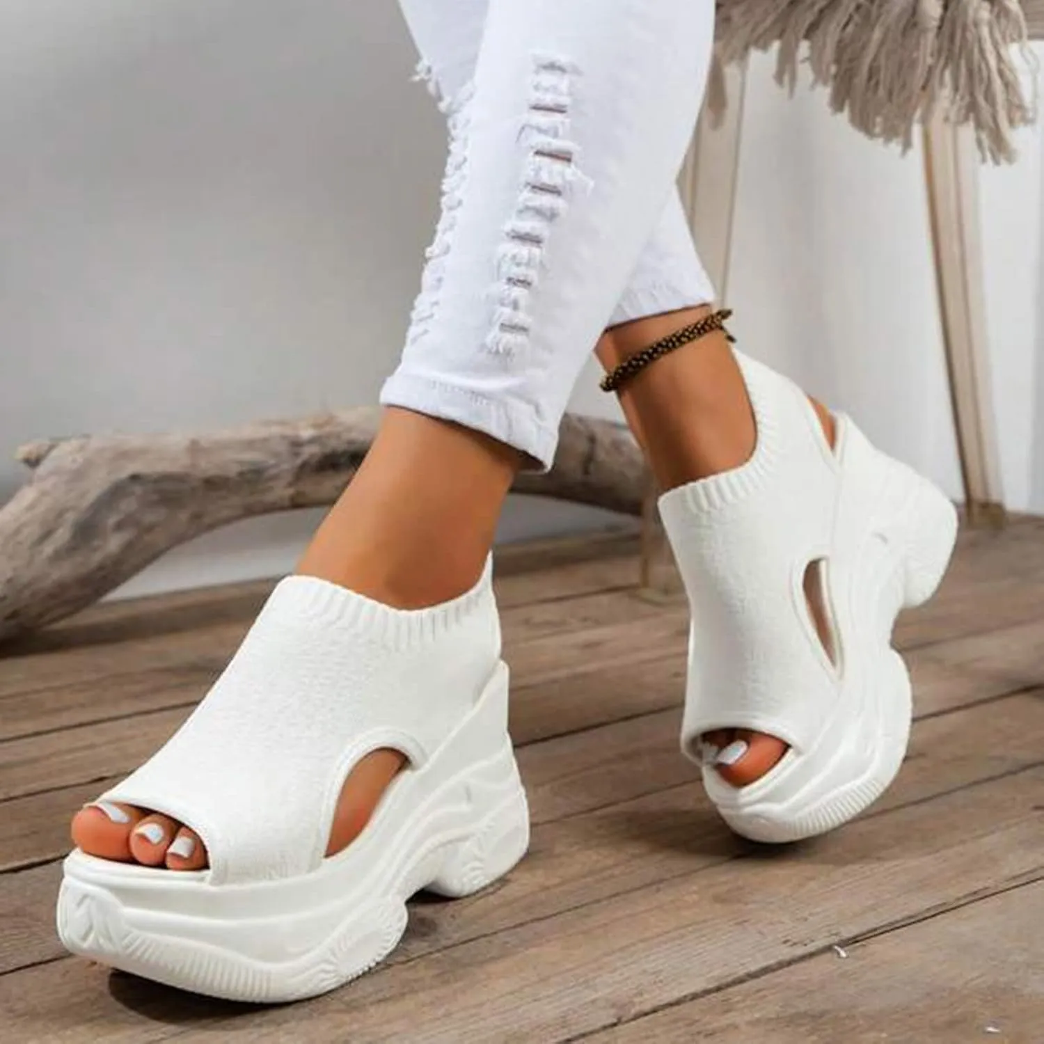Orthopedic Sandals for Women Thick Bottom Dressy Fashion Sandals Breathable Classic Hot Summer Soft Shoes