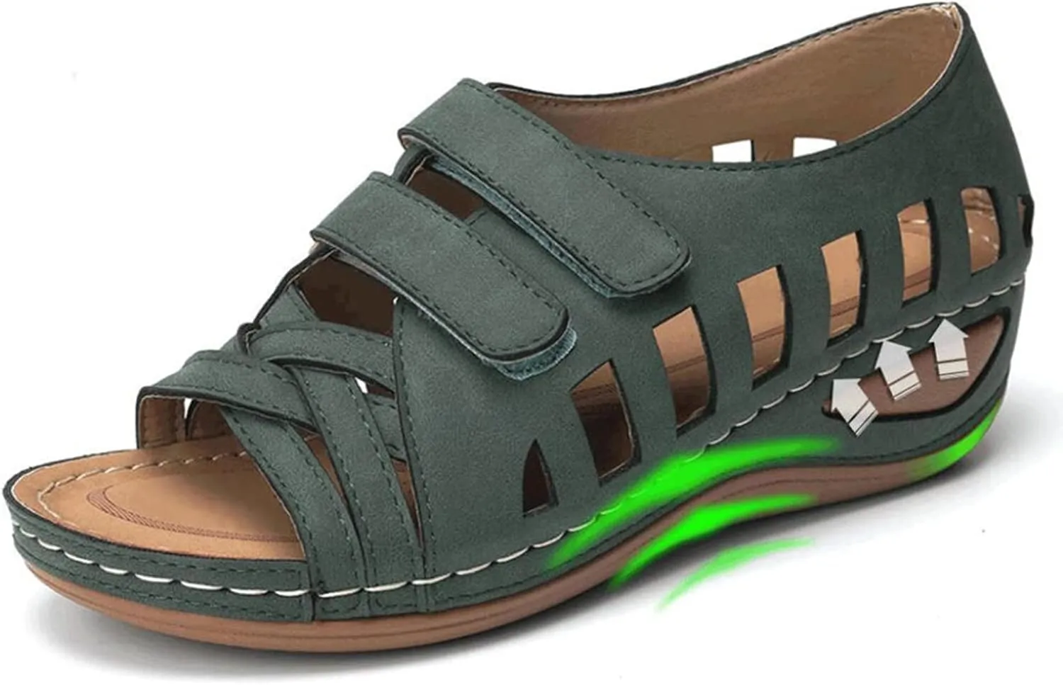 Orthopedic Sandals with Back Strap Beach Sandals Waterproof Orthopedic Dressy Walking Sandals Orthotic Fashion Sandals Women Orthopedic Slip On Sandals for Women 2025 Comfortable