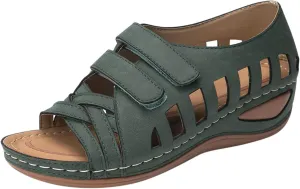 Orthopedic Sandals with Back Strap Beach Sandals Waterproof Orthopedic Dressy Walking Sandals Orthotic Fashion Sandals Women Orthopedic Slip On Sandals for Women 2025 Comfortable