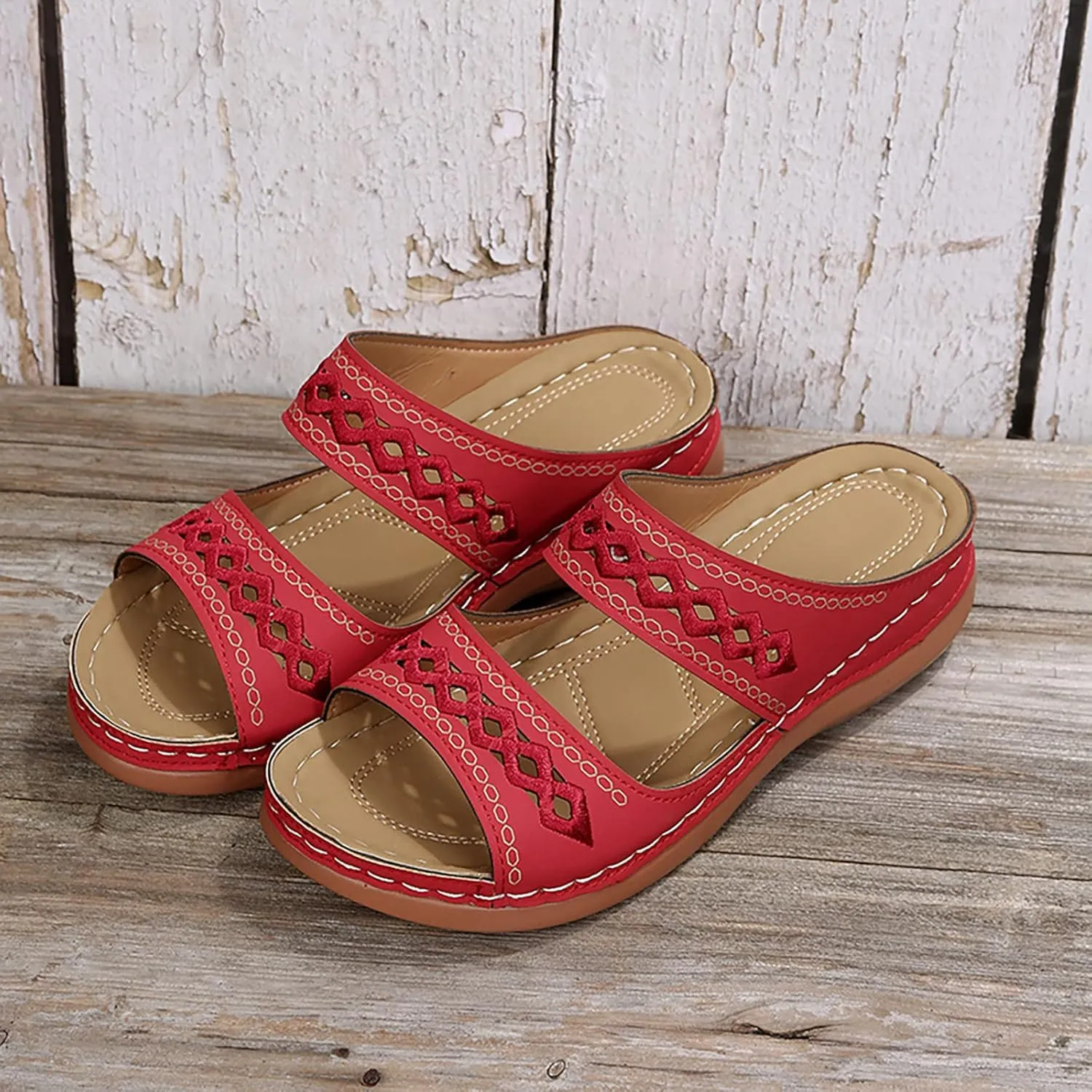 Orthopedic Sandals with High Arch Support for Women Orthotic Women's Wide Sandals Orthopedic Non Slip House Sandals Orthopedic Arch Support Sandals Women's Heel Winter Sandals for Women 2025