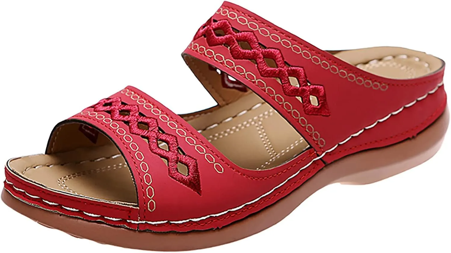 Orthopedic Sandals with High Arch Support for Women Orthotic Women's Wide Sandals Orthopedic Non Slip House Sandals Orthopedic Arch Support Sandals Women's Heel Winter Sandals for Women 2025