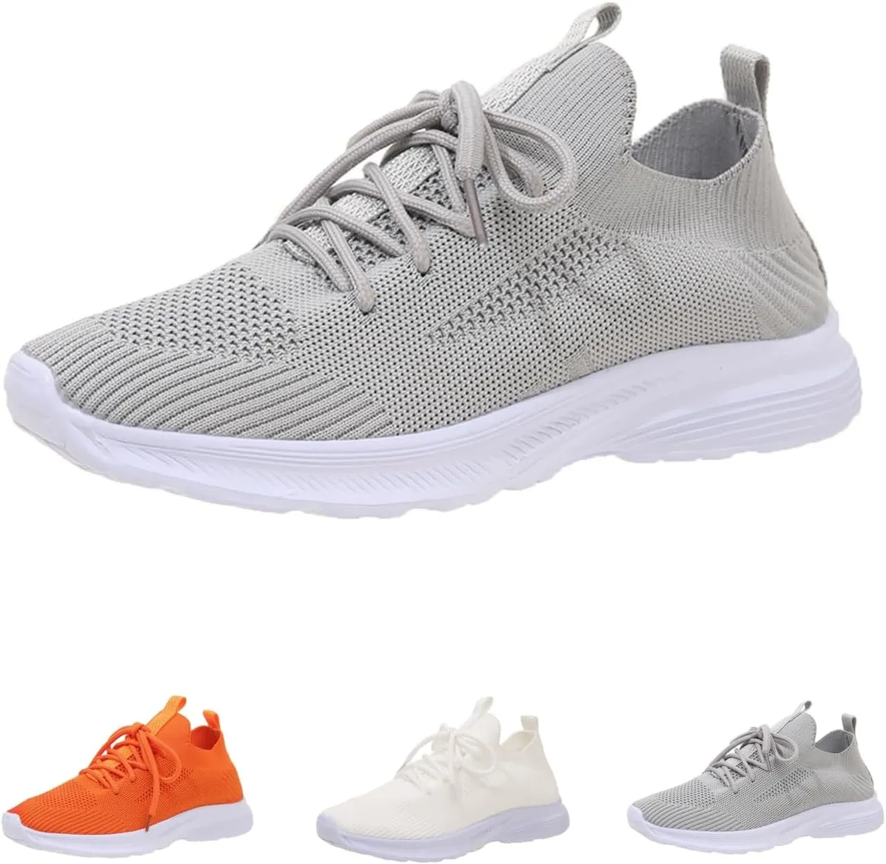 Orthopedic Shoes for Slip On Casual Walking Shoes Breathable Mesh Lightweight Non Slip Shoes Comfort Athletic Shoes