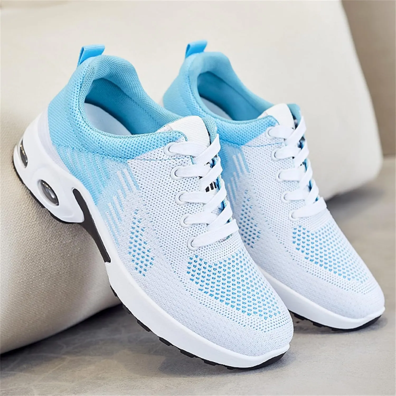 Orthopedic Shoes for Women Slip On Air Cushion Running Shoes Lightweight Walking Shoes Mesh Breathable Casual Sneakers