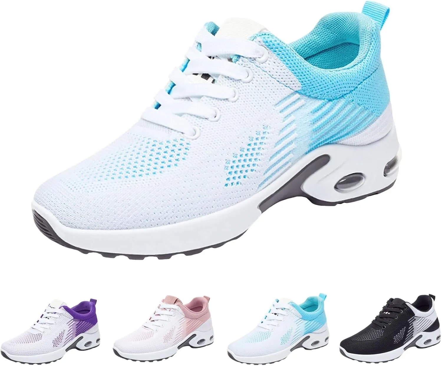Orthopedic Shoes for Women Slip On Air Cushion Running Shoes Lightweight Walking Shoes Mesh Breathable Casual Sneakers