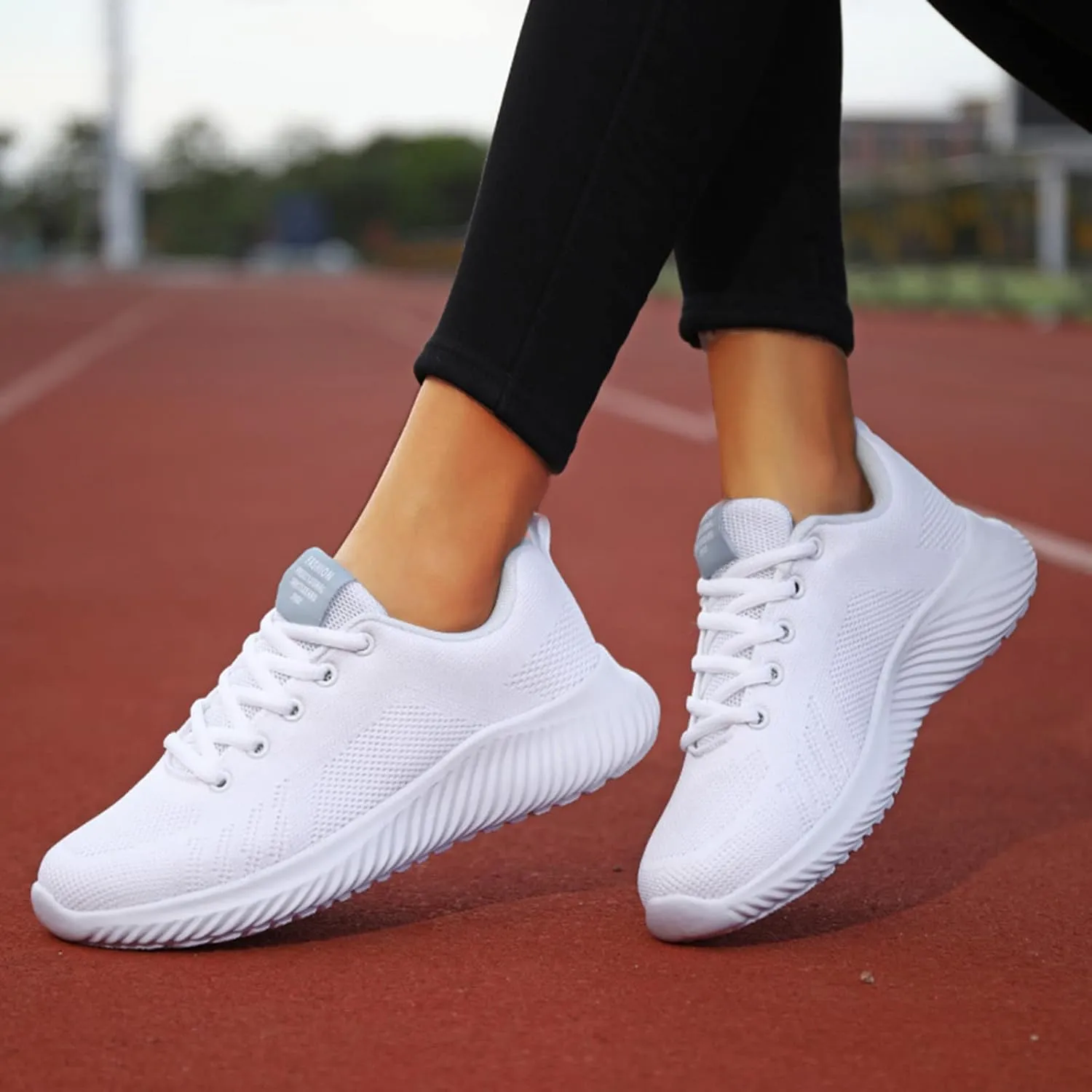 Orthopedic Shoes for Women Slip On Breathable Walking Shoes Lightweight Lace-up Tennis Sneakers Anti-Slip Fashion Sneakers