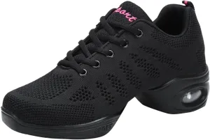 Orthopedic Shoes for Women Wide Width Lace Up Mesh Sneakers Breathable Cushion Ladies Sports Thick Sole Walking Shoes