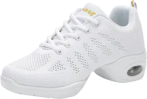 Orthopedic Shoes for Women Wide Width Lace Up Mesh Sneakers Breathable Cushion Ladies Sports Thick Sole Walking Shoes