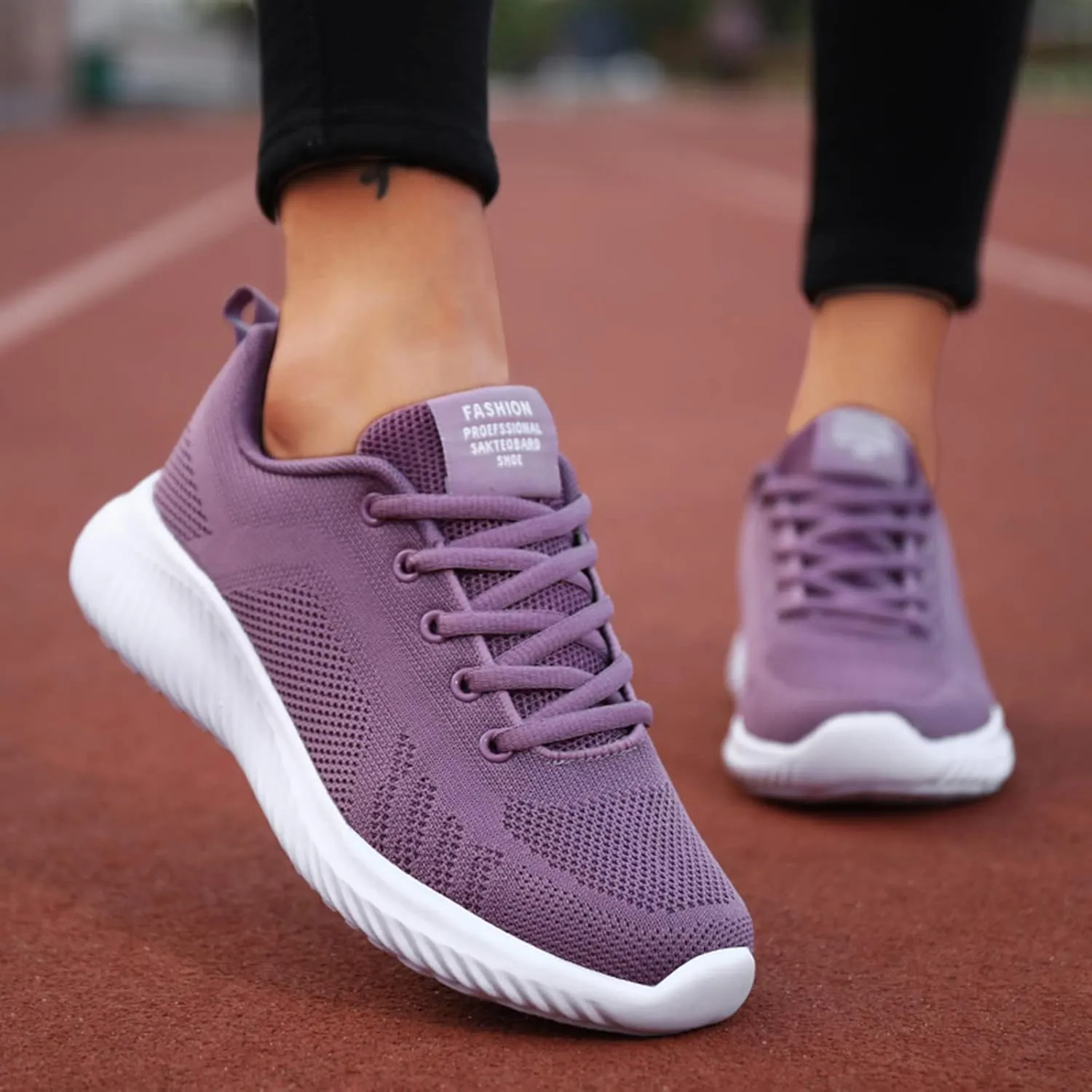Orthopedic Shoes for Women Wide Width Non-Slip Slip On Tennis Shoes Breathable Mesh Casual Lightweight Running Shoes
